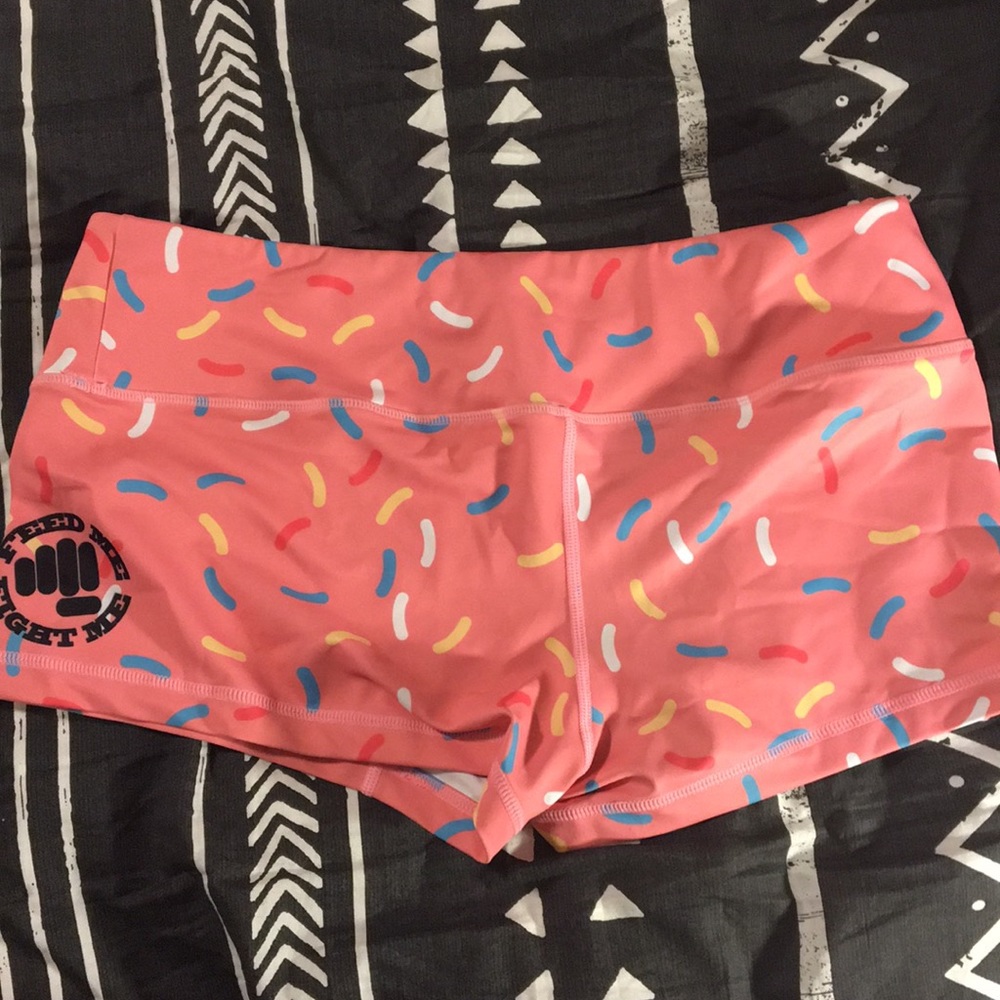 Spandex training shorts